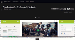 Desktop Screenshot of bizkaia.eskaut.org